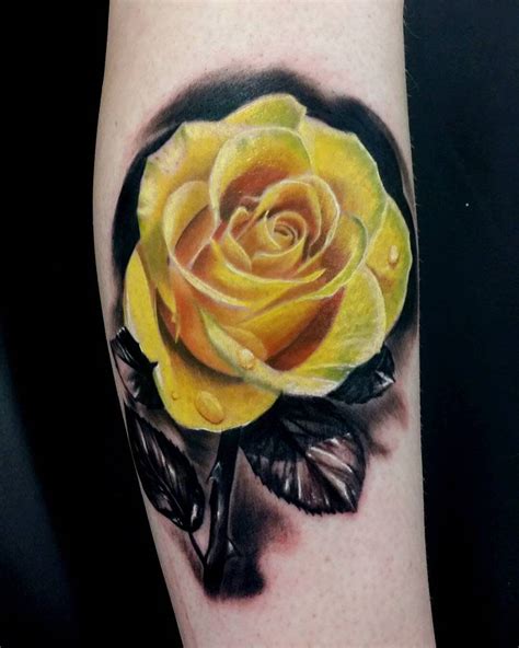 The Top 31 Yellow Rose Tattoo Ideas - [2021 Inspiration Guide]