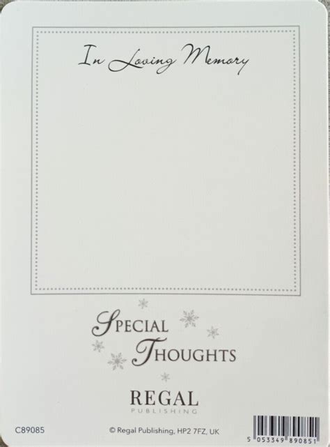 MUM GRAVESIDE MEMORIAL CARD ~ IN LOVING MEMORY OF MUM ~ WATERPROOF ...