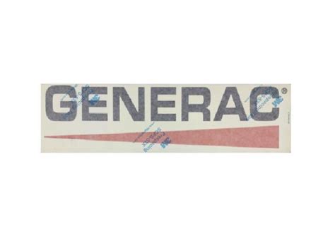 Generac Logo Decal 609mm Part # 0H2159C OEM - Newegg.com