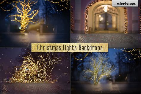 Christmas Lights Backdrops - Design Cuts