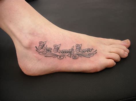 Live Laugh Love Tattoos Designs, Ideas and Meaning | Tattoos For You