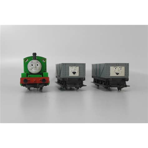 Hornby "Thomas and Friends" R9088 " Percy" and Two Troublesome Trucks. OO Gauge, Used 🚂