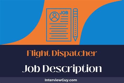 Flight Dispatcher Job Description [Updated for 2024]