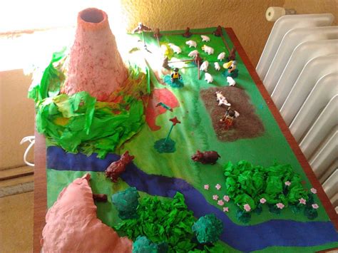 Resultado de imagen para como hacer un volcan en maqueta