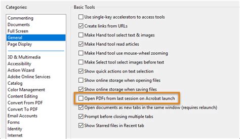 Opening PDFs, Adobe Acrobat