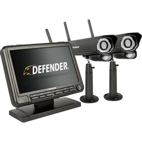 Defender PhoenixM2 Digital Wireless 7" Monitor DVR Security System with ...