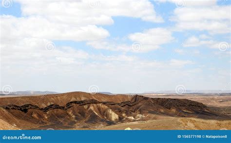 Judean desert. Israel stock photo. Image of cacti, black - 156577198