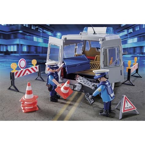 Playmobil City Action Policemen with Van with Flashing Lights & Sound ...