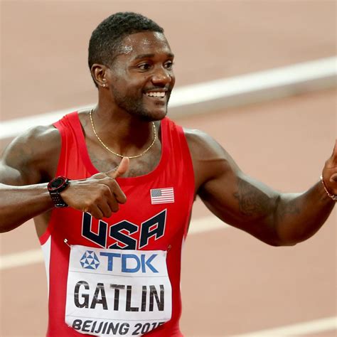 Justin Gatlin 'Breaks' Usain Bolt's World 100M Record on Japanese Show ...