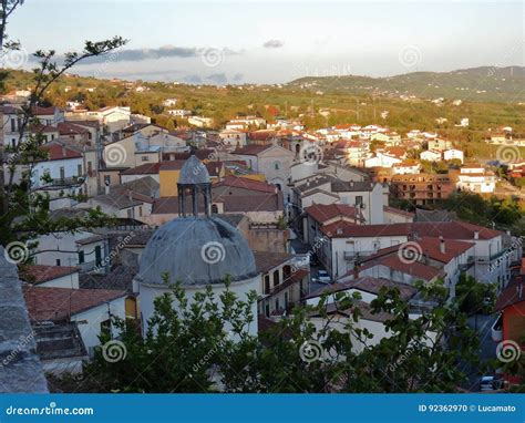 Gesualdo - Panorama of the Village Stock Photo - Image of sacramento, longobardo: 92362970