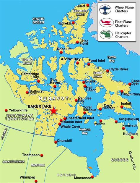 Charter Flights To Baker Lake Nunavut