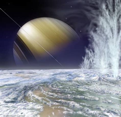 Evidence of Liquid Water on Enceladus Found