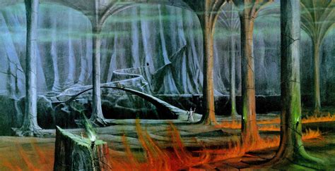 The Bridge of Khazad-Dum ~ Paul Monteagle. | Environment concept art, Middle earth, Tolkien ...