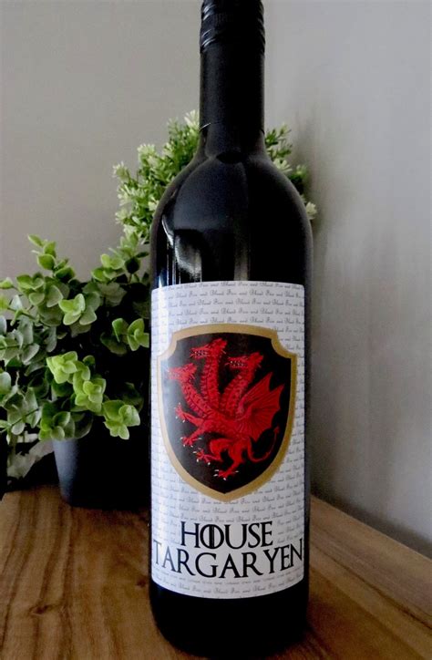 Game of Thrones Wine Labels Digital File Targaryen Wedding Centrepiece ...