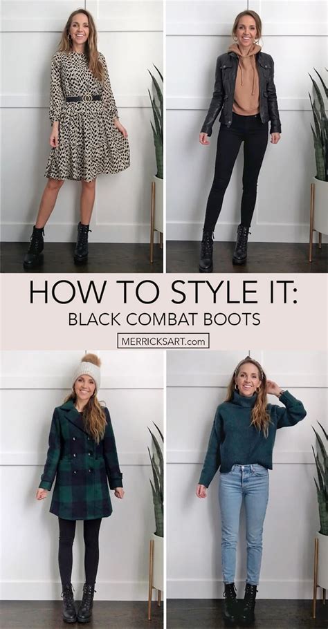 Combat Boots Outfits: 4 Ways to Style Combat Boots | Merrick's Art ...