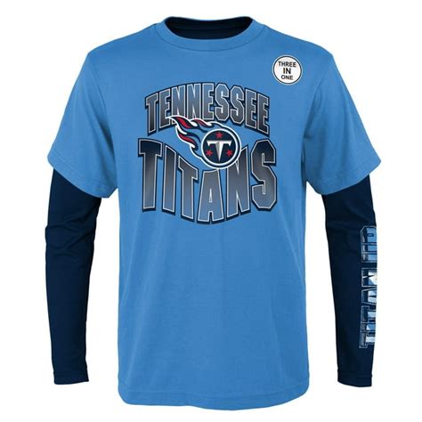 Youth Light Blue/Navy Tennessee Titans Game Day T-Shirt Combo Set ...