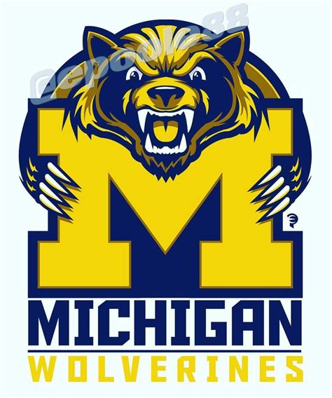 Eric Poole on Instagram: “My last collegiate redesign..until I get a good idea for a… | Michigan ...