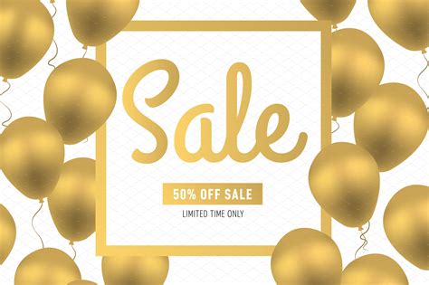 Sale banner template. 50% off sale. | Sale banner, Banner template, Banner