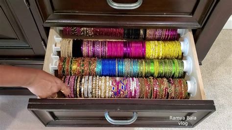 DIY Bangle Organizer - How to organize Indian Bangles - YouTube