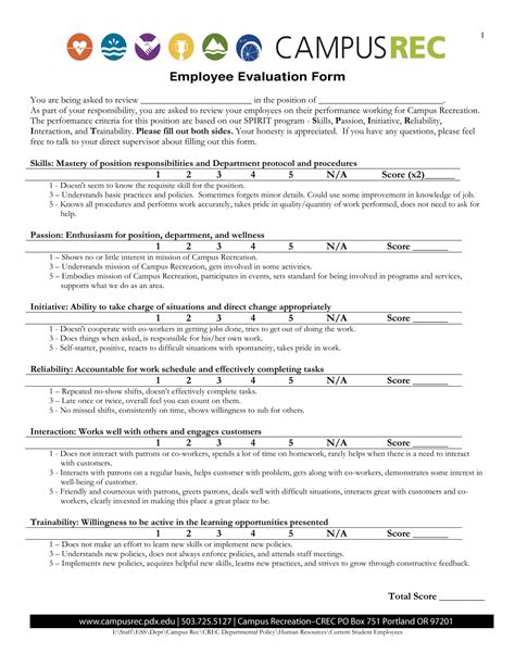 Employee Feedback Form Template