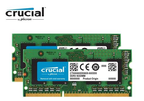 Original Crucial Laptop Ram Ddr3 Ddr3l 4gb 8gb 1600mhz 1333mhz 1066mhz ...