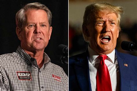 Georgia Gov. Brian Kemp, a Republican, Sharply Rebukes Donald Trump ...