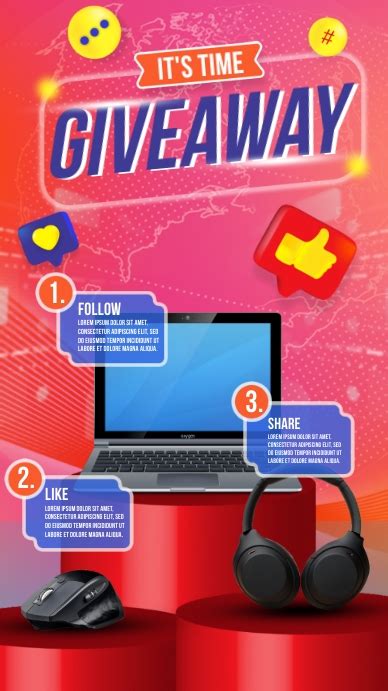 Laptop Giveaway Template | PosterMyWall