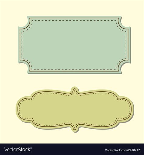 Vintage tag background Royalty Free Vector Image