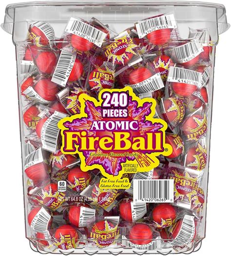 Atomic Fireballs Jar - 240 ct. : Amazon.ca: Grocery & Gourmet Food