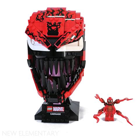 Marvel Comics Lego Moc Minifigures Toys Large Venom & Carnage Building ...