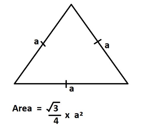 How to Calculate Area of an Equilateral Triangle.