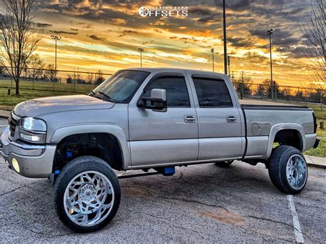 2004 GMC Sierra 2500 HD Dropstars 652c Full Throttle Suspension Suspension Lift 7" | Custom Offsets