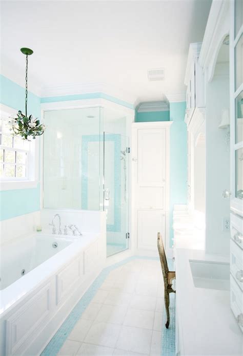 Tiffany Blue Paint - Contemporary - bathroom - Sherwin Williams Spa ...