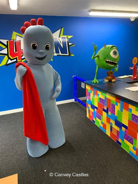 Iggle Piggle Mascot Costume - Bouncy Castle Hire in Essex | Canvey Castles