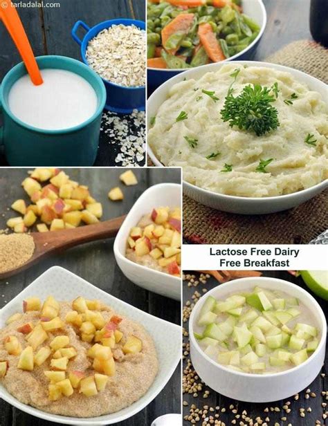 Lactose free Dairy Free Breakfast Recipes, Veg