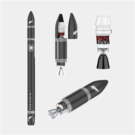 3D model Electron Rocket Lab VR / AR / low-poly | CGTrader