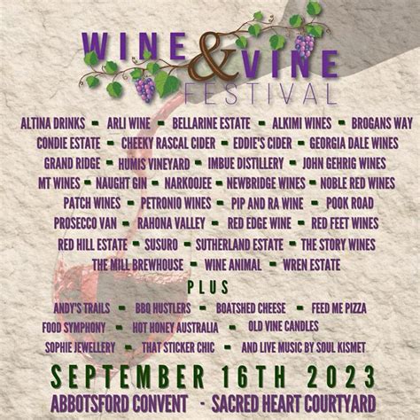 Wine and Vine Festival 2023