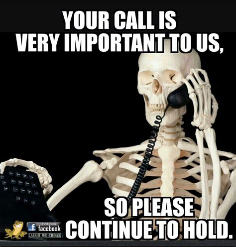 √ Skeleton Waiting By The Phone