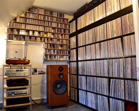 A wall full of records | Vinyl room, Vinyl storage, Vinyl record storage