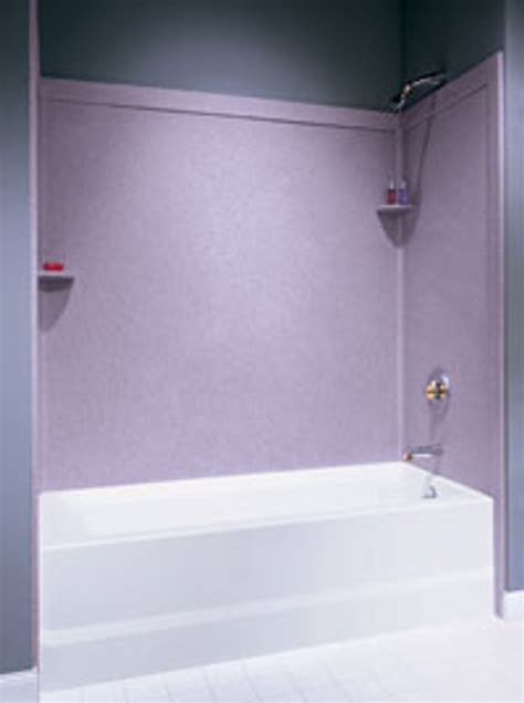 Swanstone SSIT-60-3 Bathtub 3-Panel Wall Kit with Integral Trim - Aggregate Color - Swanstone ...