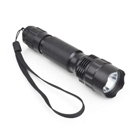 LED Tactical Flashlight 8020K Zoomable Lanterna LED Torch Flashlights For 18650 Rechargeable ...