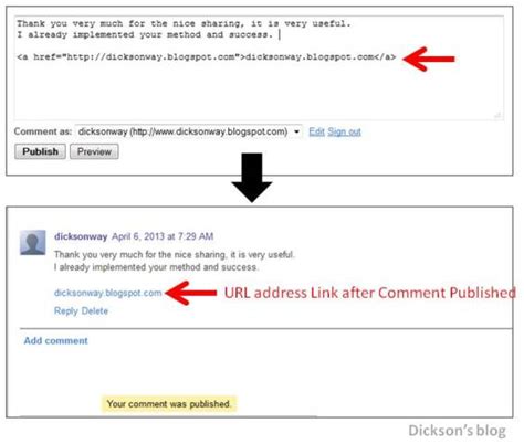 How to make link (hyperlink) with HTML Code ~ The Dickson's Blog