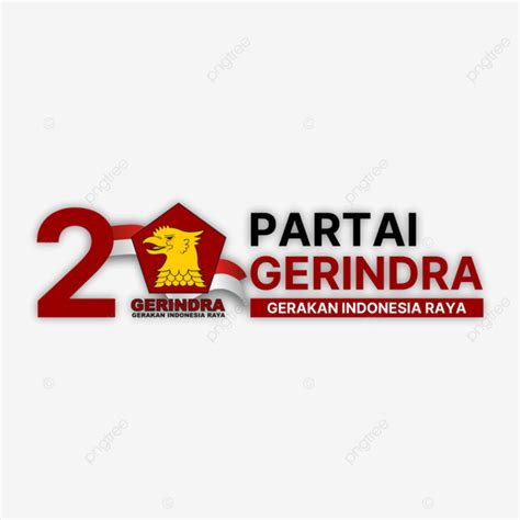 Logo Partai Gerindra Pemilihan Umum Tahun 2024 Greeting Crads No 2 Vektor, Menggiling, Pilkada ...