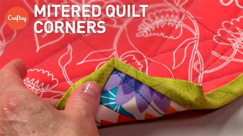 No-Bulk Mitered Quilt Binding (Mitered Corners) | Tutorial with Show ...