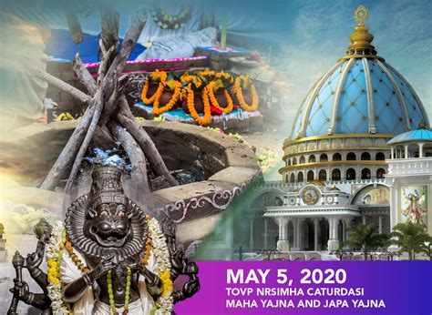 TOVP Care Nrsimha Maha Yajna and Japa Yajna - May 5, 2020 - Temple of the Vedic Planetarium