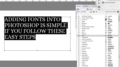 Install Fonts Into Photoshop Photoshop Tutorial Photo - vrogue.co