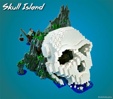 Skull Island | Skull island, Lego sculptures, Lego art