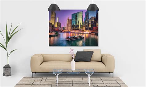 Chicago Riverwalk at Night Chicago Illinois River Walk | Etsy