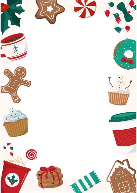 Free Christmas Page Borders Printable