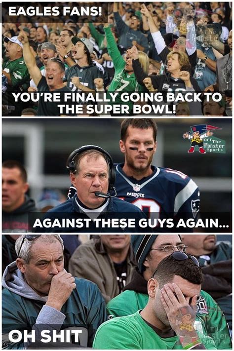 Bring on the Eagles! SuperBowl 52 | Football memes, Football fans, New ...